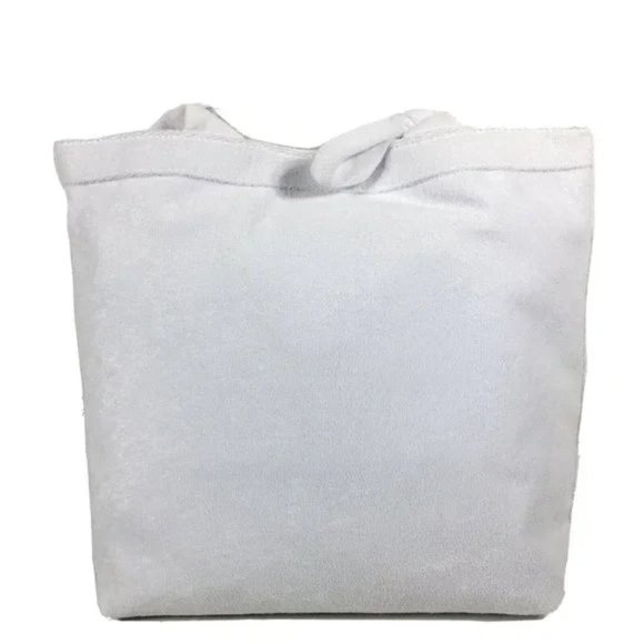 STONEY CLOVER LANE x TARGET Terrycloth Beach Tote Bag White NEW - Picture 3 of 4